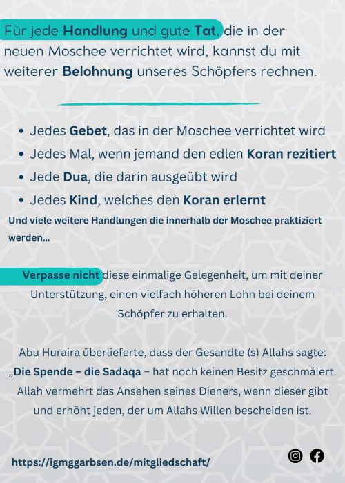 Warum Mitglied werden? IGMG Garbsen Mitgliedschaft
