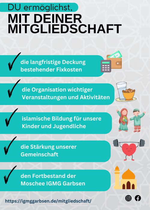 Warum Mitglied werden? IGMG Garbsen Mitgliedschaft